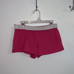 Pink booty shorts, used, nice material
